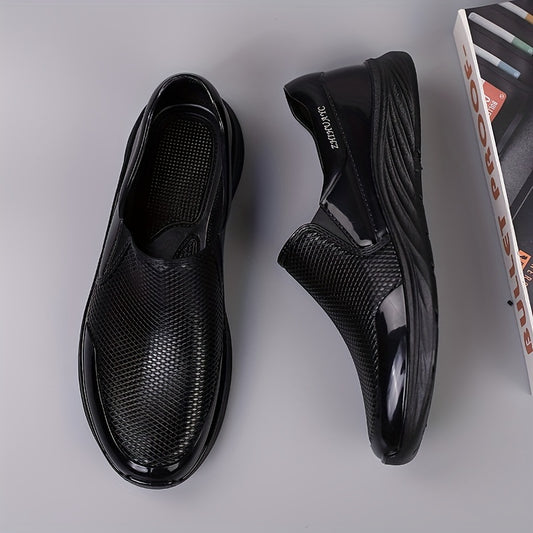 Men's Casual Leather Loafer Shoes Comfy Slip On Shoes Spring Summer