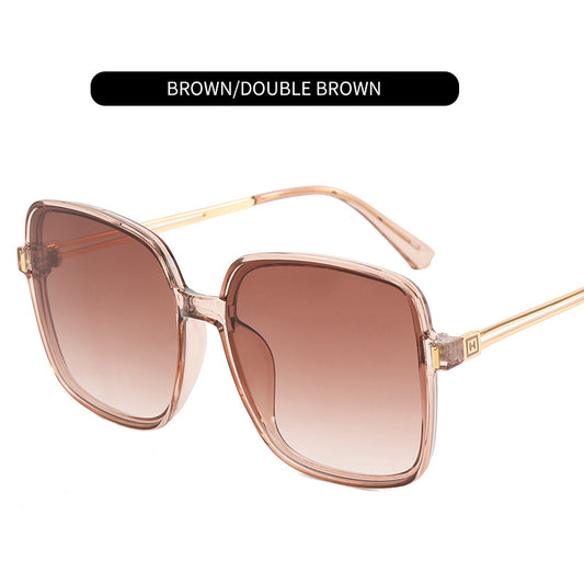 70s Vintage Oversized Sunglasses Women Men With Zipper Box