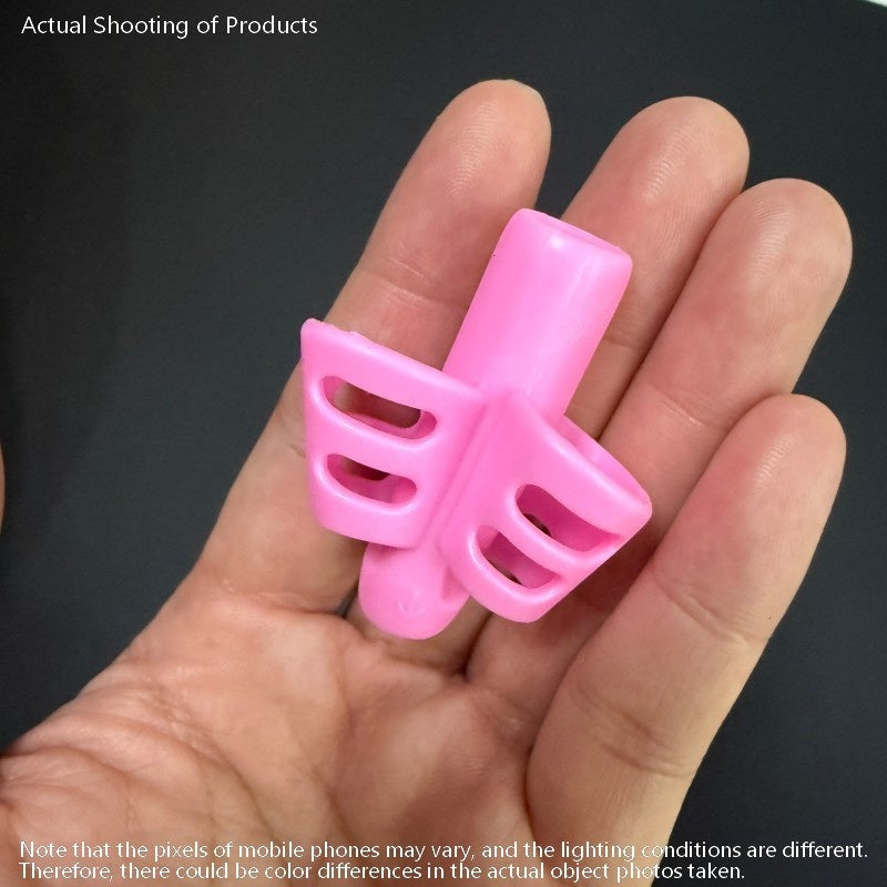 1pc Two Finger Silicone Writing Corrector Learning Tool