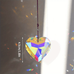 Sweet Heart Crystal Suncatcher Rainbow Maker for Outdoor and Indoor Decor