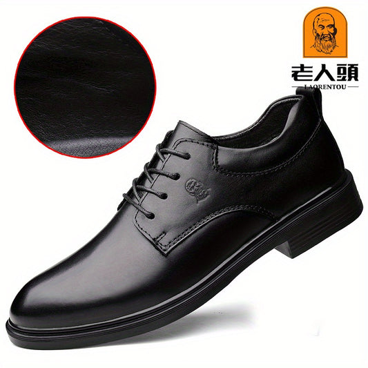 Men's Derby Shoes Lace up Front Dress Shoes For Men Business Formal Wedding