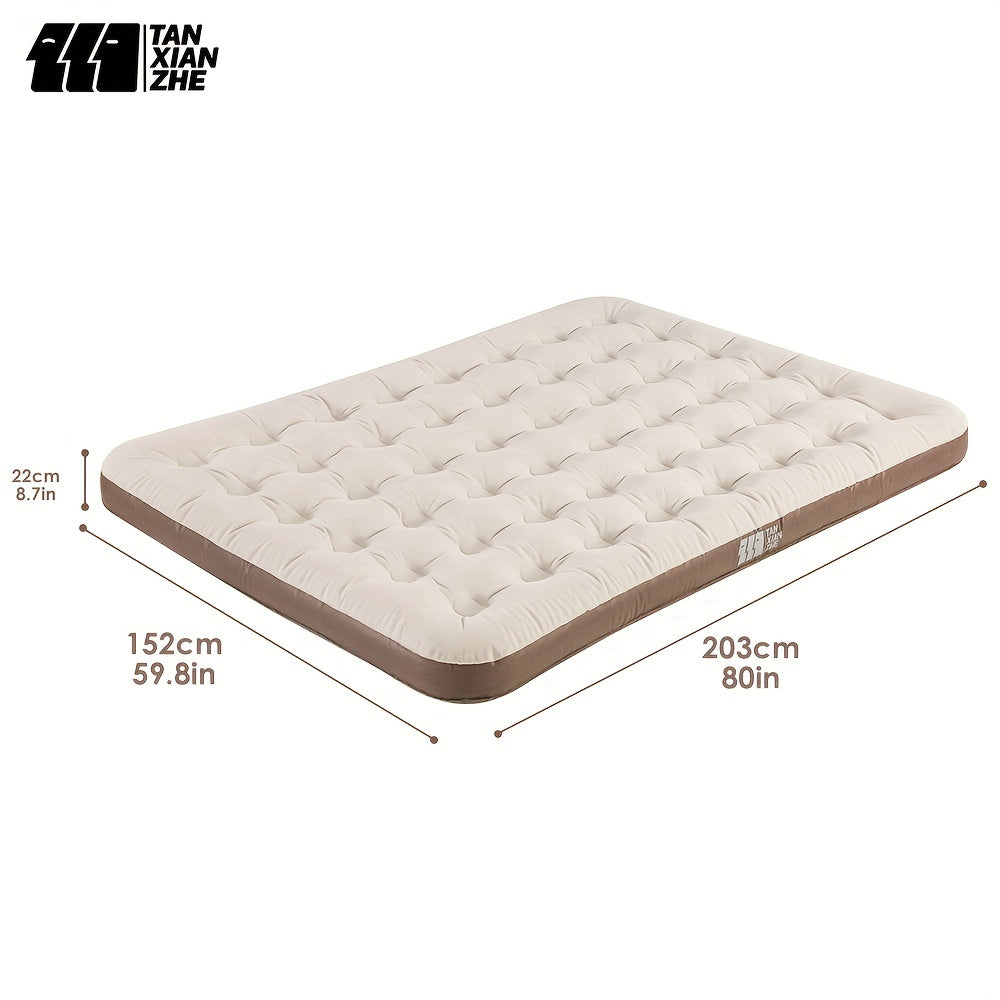 Durable Inflatable Air Mattress Twin Size for Camping and Traveling