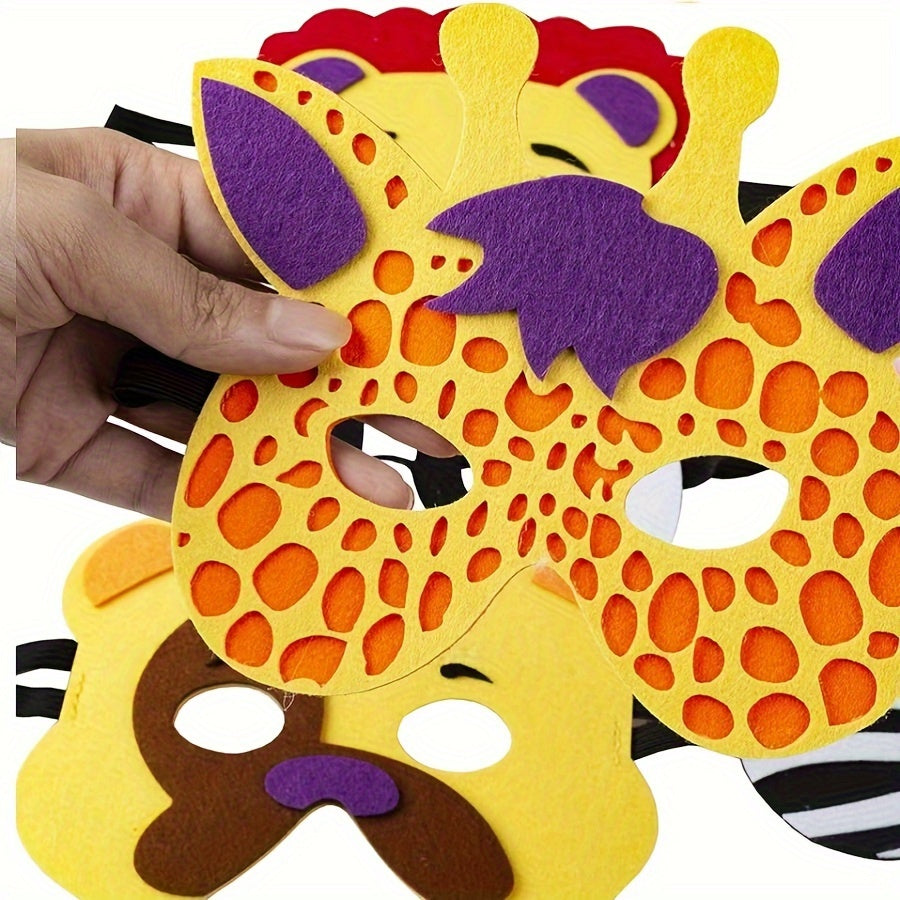 Animal Felt Masks Party Favors - 30 Different Types for Safari Party Supplies