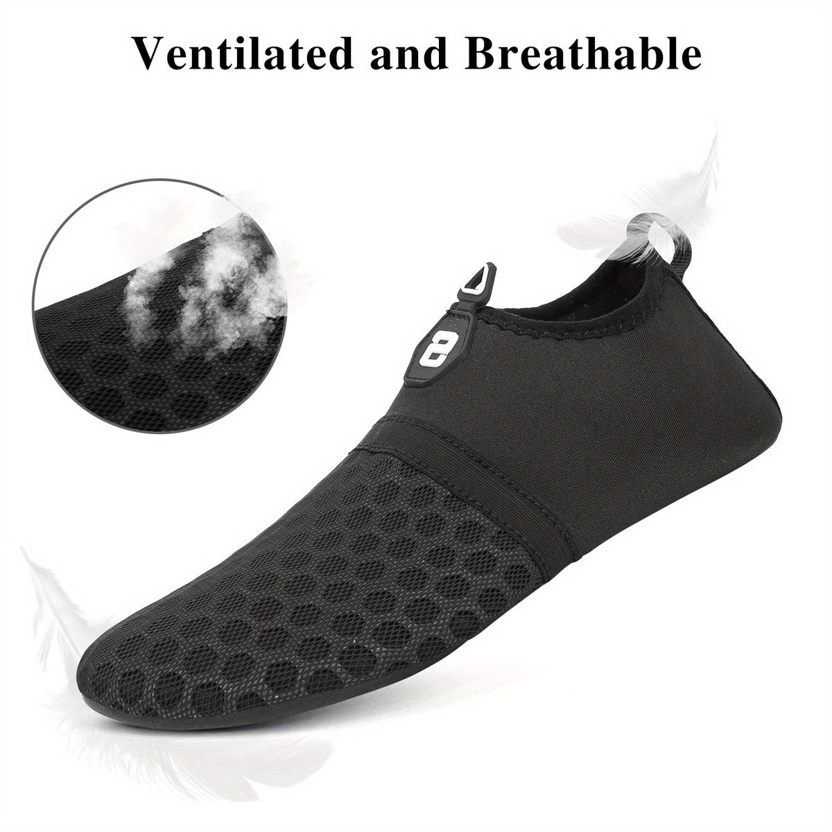 Women's Water Socks Beach Shoes for Swimming Diving Surfing