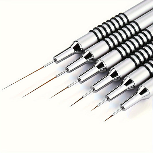 6pcs UV Gel Painting Brush Set Nail Art Christmas