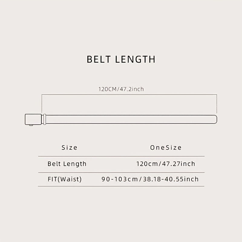 Men's Toothless Auto Belt Canvas 4 Colors
