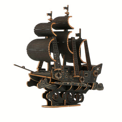 3D Wooden Puzzle Kit Home Decoration Unique Gift Birthdays Christmas Bedroom