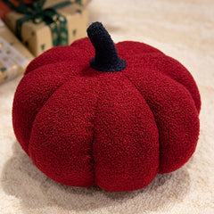 Halloween Striped Pumpkin Plush Toy 3D Fluffy Decoration