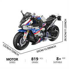 Motorcycle Building Blocks 1 6 Seris Locomotive Motorbike Model Bricks