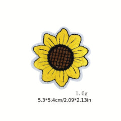Cartoon Flower Embroidery Cloth Stickers DIY Clothing Accessories Decoration