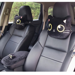 Car Cat Headrest Neck Pillow Cartoon Cushion Waist Neck Pillow