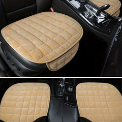 2pcs Winter Car Seat Cover Cushion Anti-slip Front Chair Pad