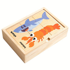Animal Shape Matching Puzzle Toy for Kids