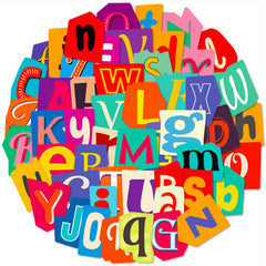 50pcs Cartoon English Letter Early Education Graffiti Stickers