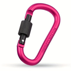 Aluminum Carabiner Outdoor Safety Buckle with Keychain