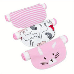 3pcs Kids Cotton Sweat Towels for Back Pad