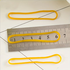 280pcs Rubber Band Yellow Office Rubber Rings