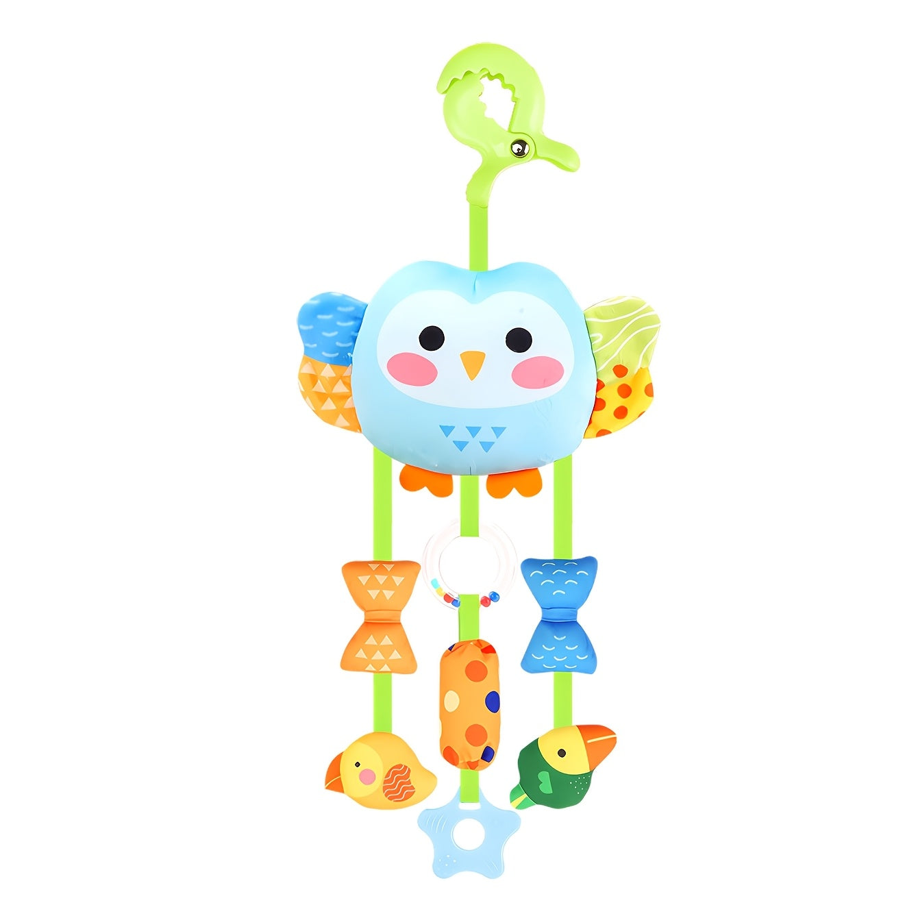 Cartoon Wind Chime Hanging Ornament for Bed or Car, Portable Clip