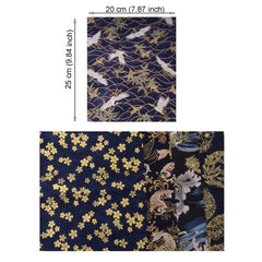 5pcs Japanese Cotton Fabric Bundle For Patchwork Sewing Dolls Bags