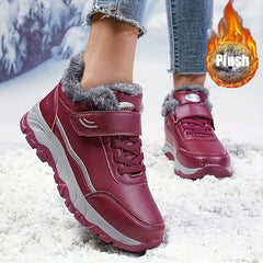 Plush Lined Thermal Snow Boots - Fall Winter Warm Shoes