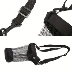 Mesh Bag Holder Tumbler Cup with Shoulder Strap