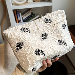 Fairy Flower Pattern Makeup Bag Portable Cosmetic Storage Pouch Toiletry Bag