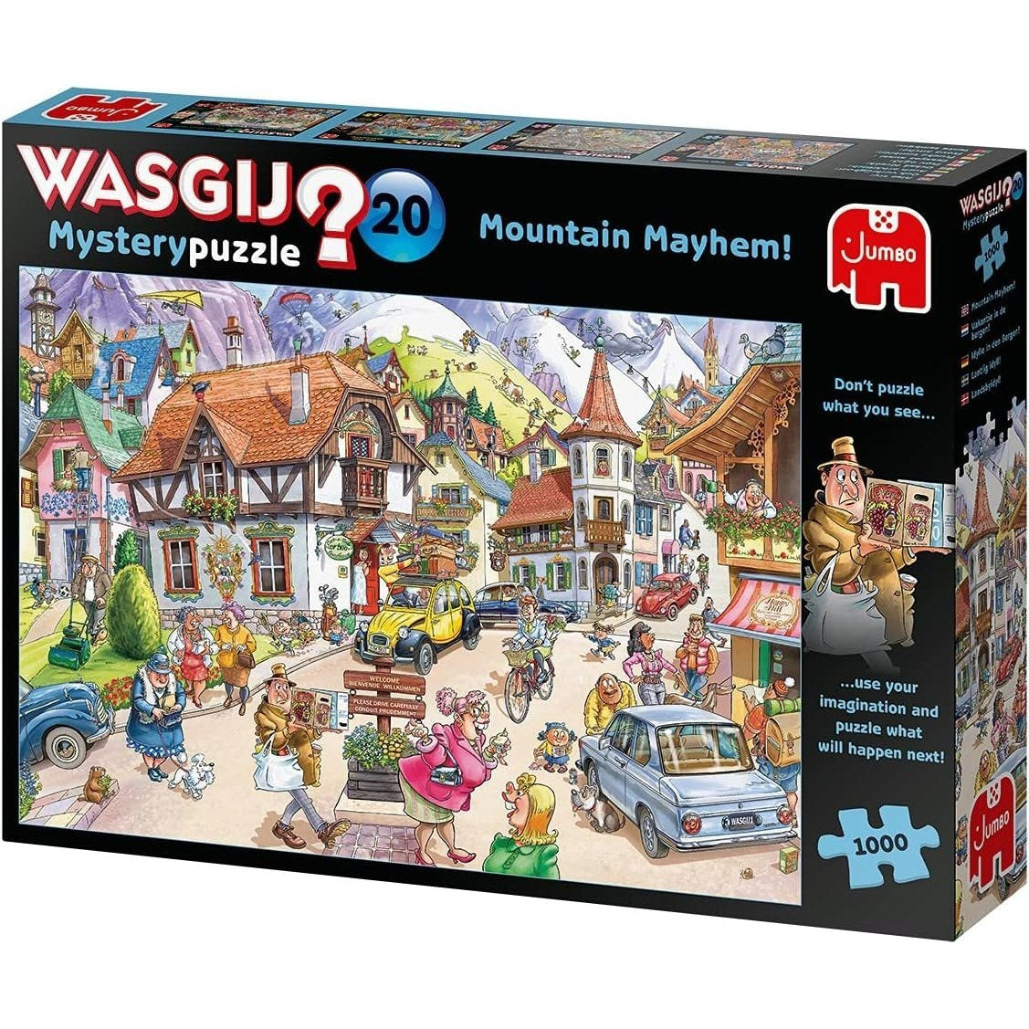 Wasgij Mystery 20 Mountain 1000 Piece Jigsaw Puzzle for Adults