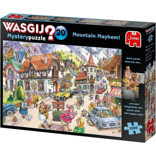 Wasgij Mystery 20 Mountain 1000 Piece Jigsaw Puzzle for Adults