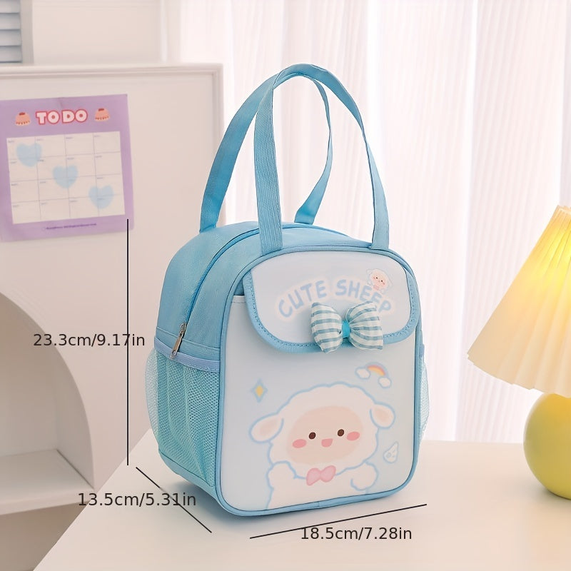 Large Capacity Portable Insulated Lunch Bag for School Work Picnic