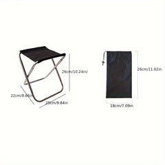 7075 Aluminum Alloy Folding Stool for Outdoor Camping