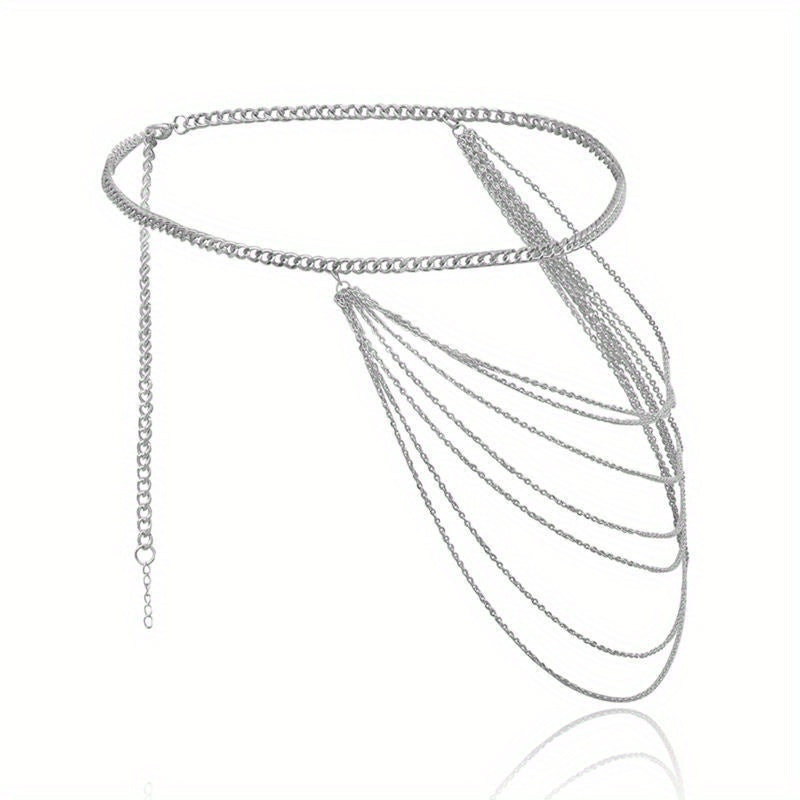 Boho Fringe Girdle Belly Chain for Women - Layer Chain Waist Jewelry