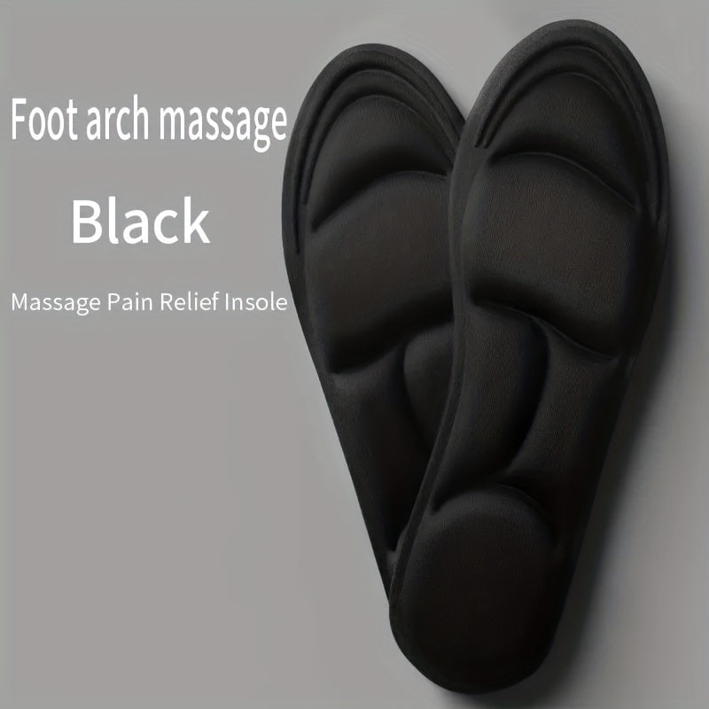 5D Shock Absorbing Sports Insole Memory Foam Shoe Pads