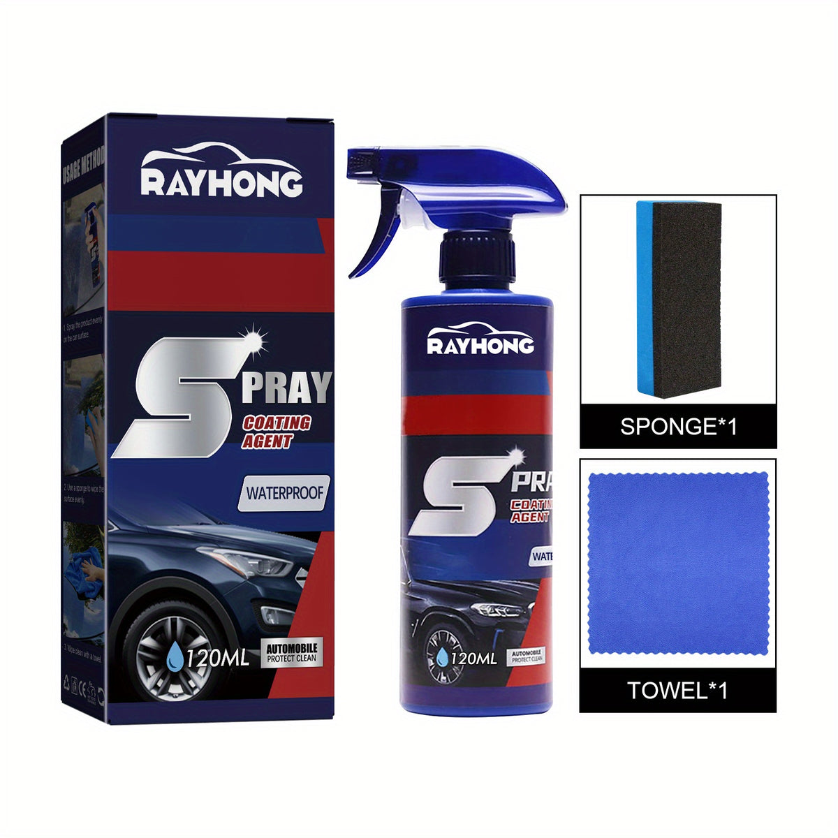 Car Coating Spray Set for Ultimate Car Washing Experience