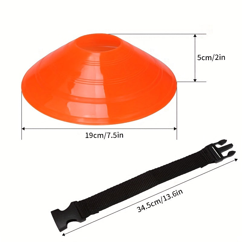 Thickened Football Training Equipment Agility Markers 50pcs