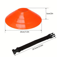 Thickened Football Training Equipment Agility Markers 50pcs
