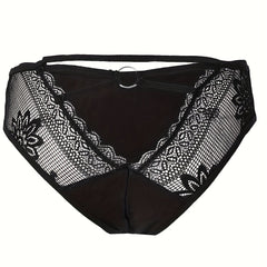  Sexy Brief Women's Plus Lace Sheer Underwear