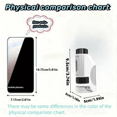Portable Optical Microscope Toy for Kids - Explore Microscopic World!