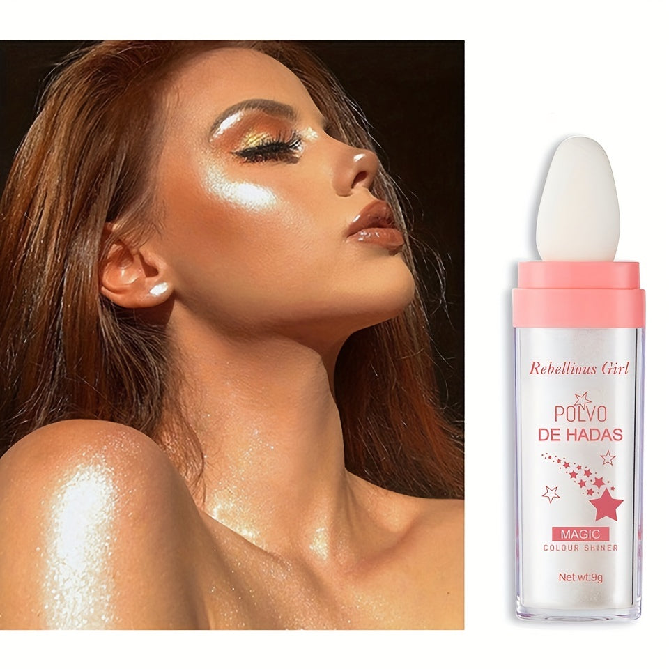 Shimmer Body Highlighter Sparkle Powder Full Body Brightening Glitter Stick