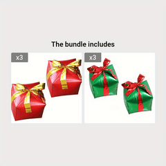 2pcs 22 inch Christmas Gift Boxes Balloon Party Decoration