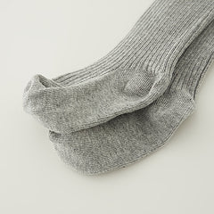 Girls Striped Knitted Cotton Leggings for Spring and Fall