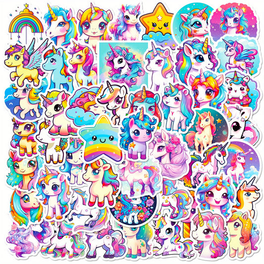50pcs Cartoon Stickers For Luggage Guitar Skateboard Mobile Waterproof Stickers