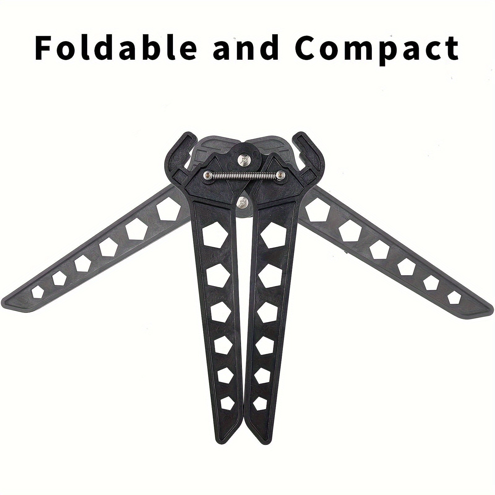 Compound Bow Stand Folding Portable Limb Clamp Kick Stand Holder