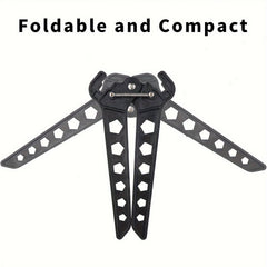 Compound Bow Stand Folding Portable Limb Clamp Kick Stand Holder