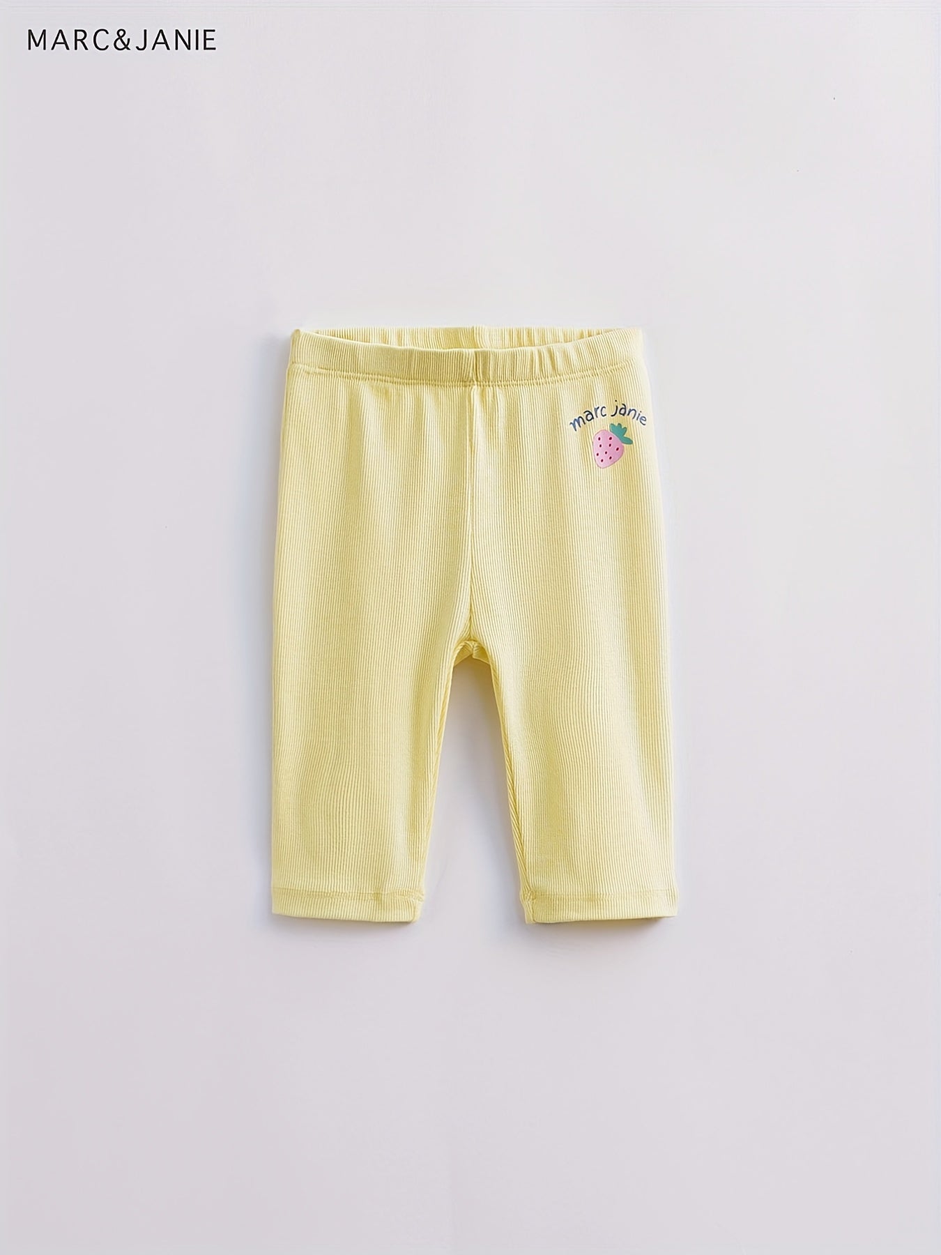 Girls Summer Cropped Leggings Assorted Colors Elastic Knit Pants