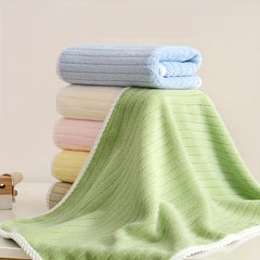 Kids Facial Towel Soft Absorbent Non-shedding Baby Bath Washcloth