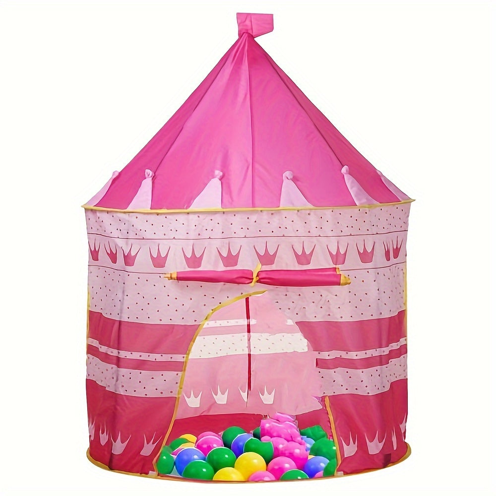 Princess Castle Play Tent Indoor Outdoor Playhouse Pop Up