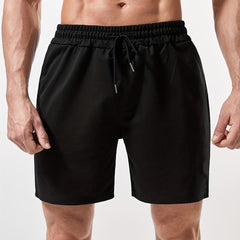 Quick Dry Men's Casual Shorts Elastic Waist Drawstring for Summer Gym
