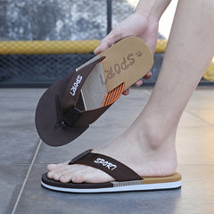 Men's Indoor Casual Flip Flops Summer Home Slippers