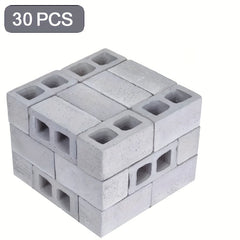 Mini Bricks Concrete Dollhouse Accessories for Garden Kitchen Landscaping DIY