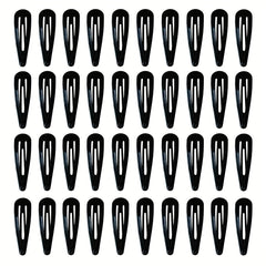 40Pack Metal Snap Hair Clips for Women Girls Kids Teens Toddlers